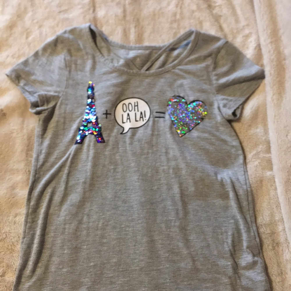 Paris flip sequin shirt